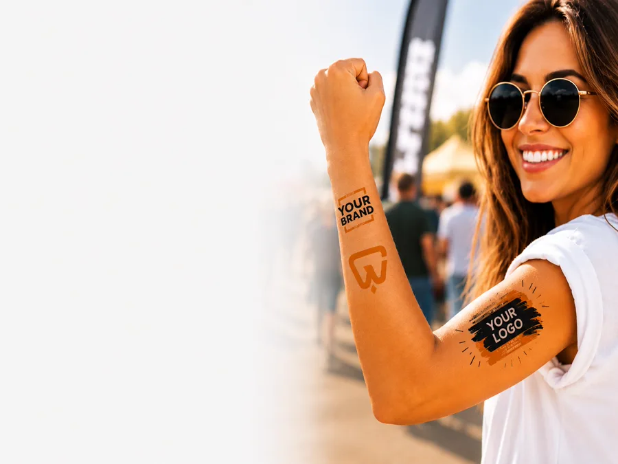 Werbetattoo Variante Event- & Festival-Tattoos